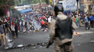 protesta en haiti 2