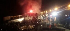 Accidente en La Vega