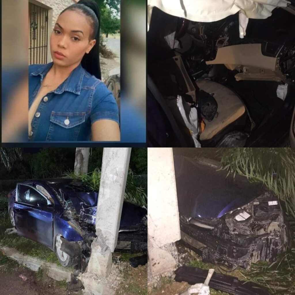 Muere joven de La Caleta en aparatoso accidente de transitó en Las Americas  Johanna Padilla