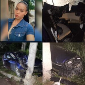 Muere joven de La Caleta en aparatoso accidente de transitó en Las Americas  Johanna Padilla