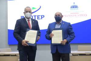 INFOTEP y PROINDUSTRIA firman acuerdo para impulsar productividad y competitividad en el sector industrial, de cara a la revolución 4.0