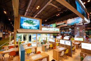 La delegación del Banco Popular presente en la FITUR agotará una treintena de reuniones.