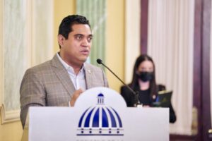 Kelvin Cruz, presidente de la Federación Dominicana de Municipios (Fedomu),