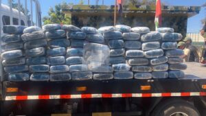 Autoridades ocupan 578 libra prsumiblemente de marihuana en Azua