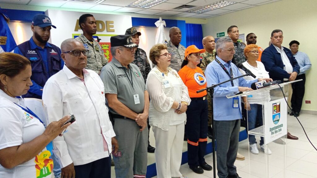 Ayuntamiento de Santo Domingo Este activa su Comité de Riesgo ante el paso de la tormenta Franklin