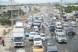 DIGESETT informa sobre la situación del tránsito en el kilómetro 9 de la autopista Duarte