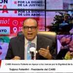 CARD anuncia concentración protesta frente a la Suprema Corte el 21 de mayo en apoyo a los jueces por una Justicia Digna