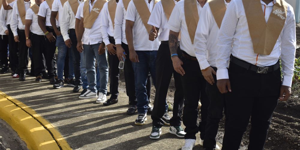 Internos CCR Rafey Hombres - LLos rostros de las personas privadas de libertad han sido resguardados para proteger su identidad y privacidad.